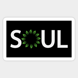 Soul flourishing artistic design Magnet